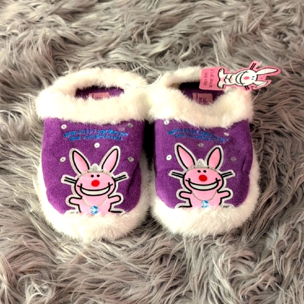 Y2K NWT Happy Bunny 🐰 Slippers
